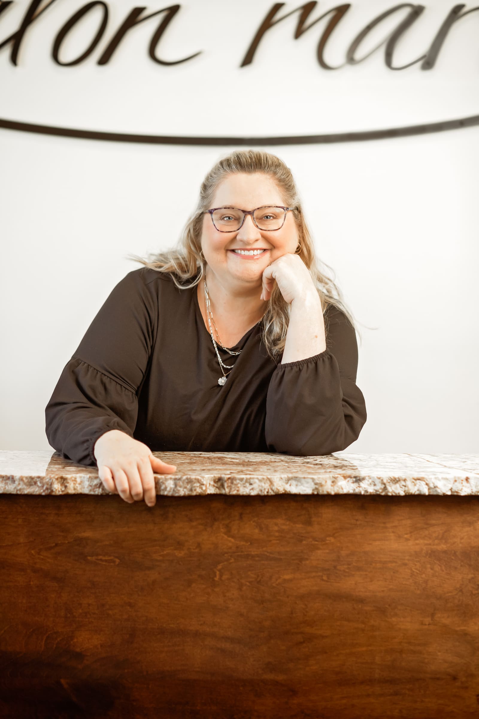 Katie, receptionist at Salon Marie